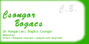 csongor bogacs business card