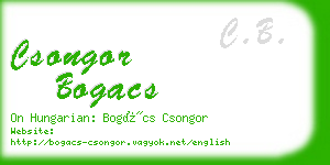 csongor bogacs business card